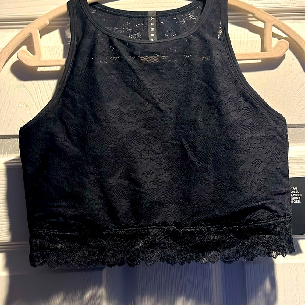 Savage X Fenty sport lace sports bra and shirt set